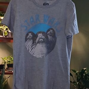 Star Wars Gray and Blue Kids Short Sleeve Tee